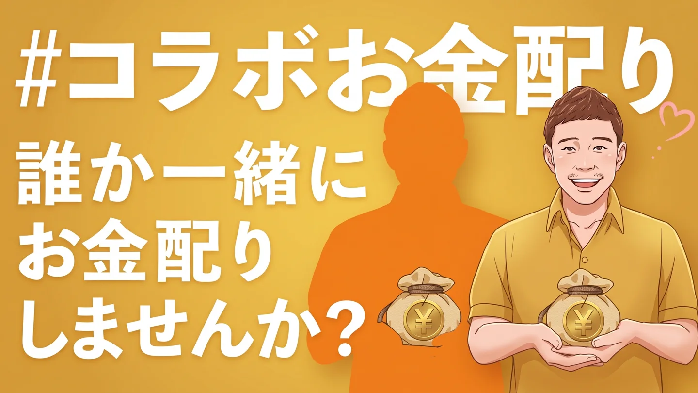 コラボお金配り企画のイメージ
